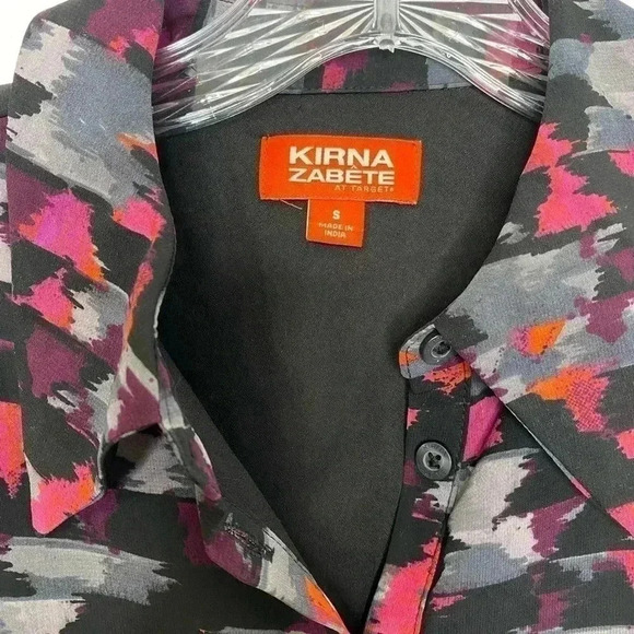 Kirna Zabete Printed Black Long Floral Dress - Picture 4 of 9